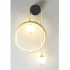 Бра Crystal lux RODRIGO AP20W LED BLACK/GOLD