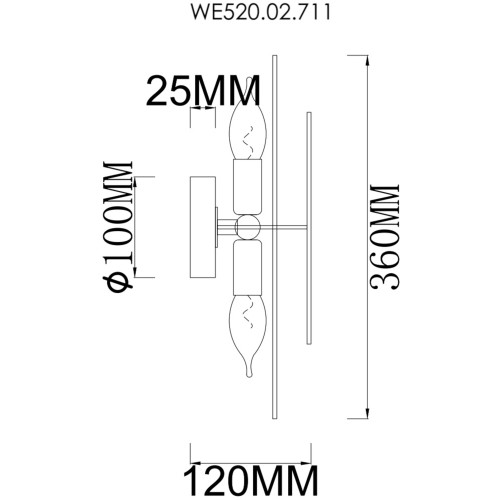 Бра Wertmark Palma WE520.02.711