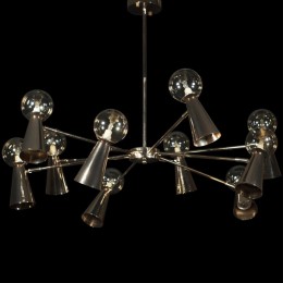 Люстра на штанге Loft IT Halley 10046/10 Gold