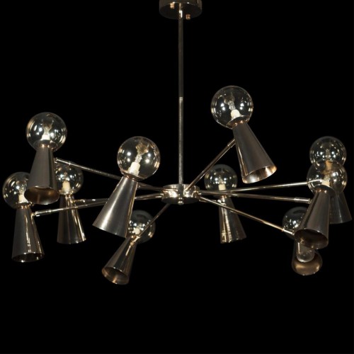 Люстра на штанге Loft IT Halley 10046/10 Gold