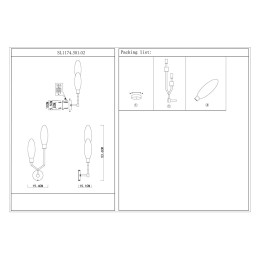 Бра ST LUCE DESIMA SL1174.301.02