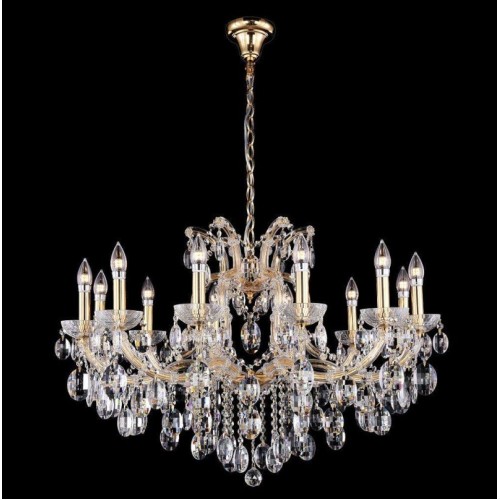 Подвесная люстра Crystal Lux Hollywood SP12 Gold