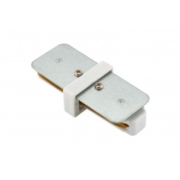 Коннектор прямой Denkirs DK Track White TR1101-WH