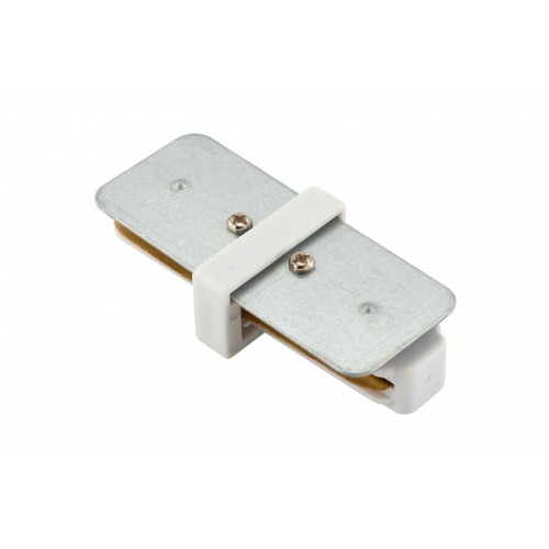 Коннектор прямой Denkirs DK Track White TR1101-WH