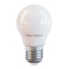 Лампа светодиодная Voltega E27 7W 4000К груша матовая VG2-G45E27cold7W 7053
