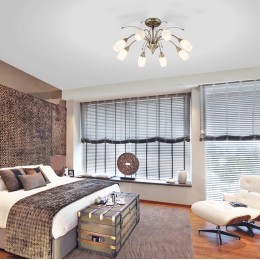 Потолочная люстра Eurosvet Ginevra 30280/8 античная бронза