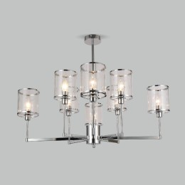 Люстра на штанге Eurosvet Inari 60144/8 хром Smart a061947