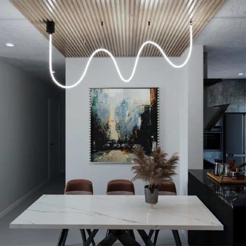 Светодиодный гибкий неон Novotech Ramo 170-265В 25Вт 4000K 2м IP20 359131