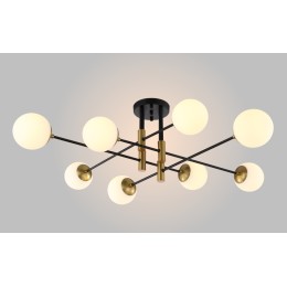 Потолочная люстра Crystal Lux Fidel FIDEL PL8 BLACK