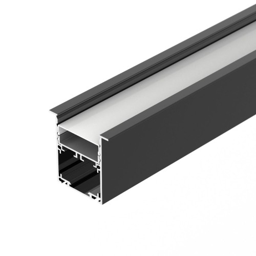 Алюминиевый профиль Arlight SL-LINIA52-3L-F-2000 ANOD BLACK 044685