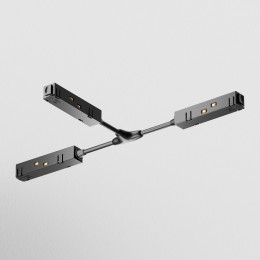 T-образный коннектор питания для магнитного шинопровода Maytoni Technical Magnetic track system Gravity TRA004CWT-22B