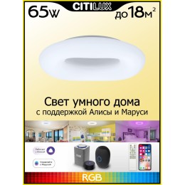 Потолочная люстра Citilux Стратус Смарт CL732A520G