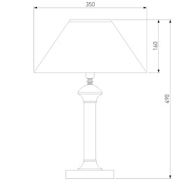 Настольная лампа Eurosvet Majorka 008/1T GR (зеленый) 00000019595