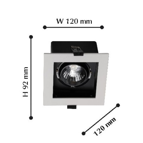 Встраиваемый светодиодный светильник Favourite Flashled 1988-1C