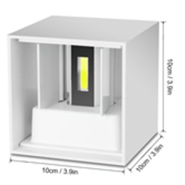 Уличный настенный светодиодный светильник Maytoni Fulton O572WL-L6W
