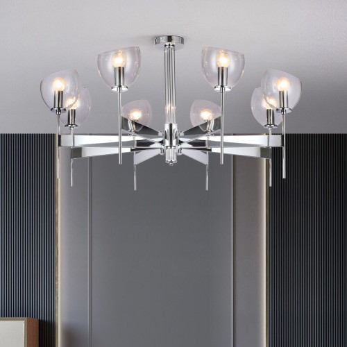 Люстра на штанге Eurosvet Arrista 60130/8 хром Smart a060135