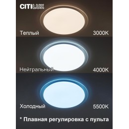 Потолочная люстра Citilux Спутник CL734680G