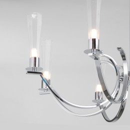 Люстра на штанге Eurosvet Rosher 60141/8 хром a060336