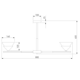 Люстра на штанге Eurosvet Rylee 70138/8 хром