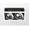 Встраиваемый светильник Ambrella Light T812 BK/CH 2*12W 4200K
