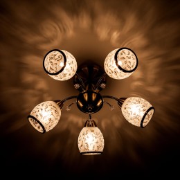 Потолочная люстра Eurosvet 30026/5 античная бронза