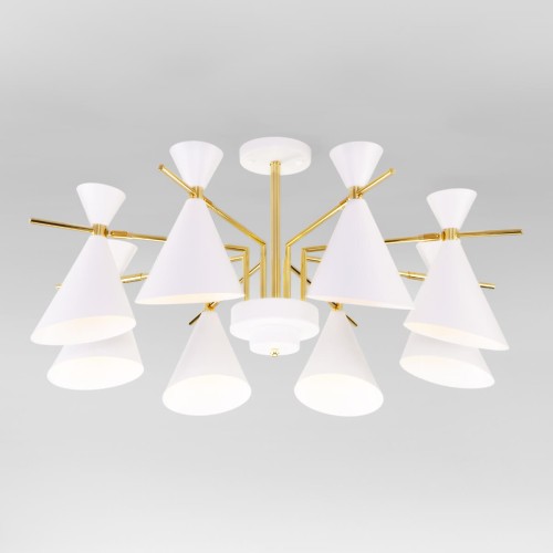 Люстра на штанге Eurosvet 70114/8 белый Smart a047643