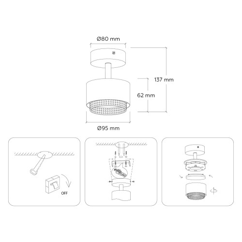 Спот Ambrella Light Techno family TN71279