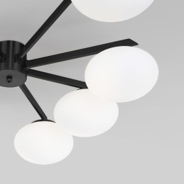 Потолочная люстра Eurosvet Opaline 70220/8 черный Smart a065767