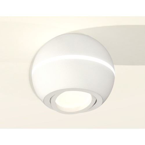 Накладной поворотный светильник с дополнительной подсветкой Ambrella Light Techno XS1101020 (C1101, N7001)