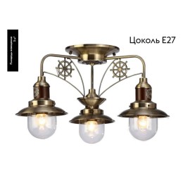 Потолочная люстра Arte Lamp Sailor A4524PL-3AB