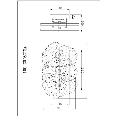Бра Wertmark Nicola WE159.03.301