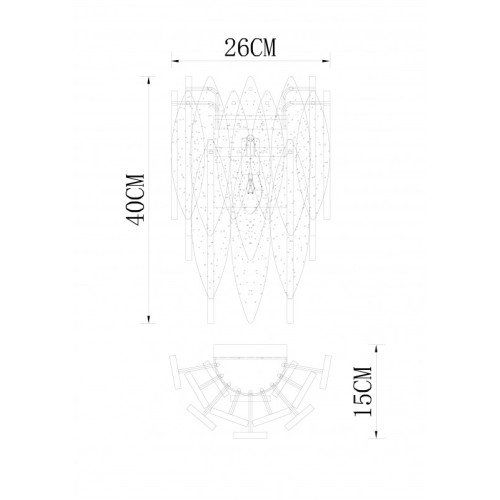 Бра Divinare Amelie 6003/01 AP-1
