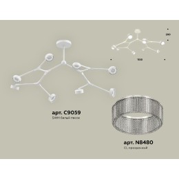 Люстра на штанге Ambrella Light Traditional (C9059, N8480) XB9059201
