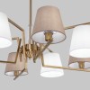 Люстра на штанге Eurosvet Ozark 60149/8 латунь Smart a064981