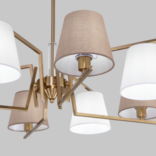 Люстра на штанге Eurosvet Ozark 60149/8 латунь Smart a064981