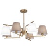 Люстра на штанге Eurosvet Ozark 60149/8 латунь Smart a064981