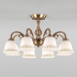 Люстра на штанге Eurosvet 60107/8 античная бронза