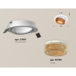 Встраиваемый светильник Ambrella Light Techno Spot XC7651064 (C7651, N7195)