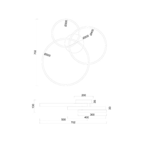 Потолочная люстра Arte Lamp Sierra A2426PL-3GO