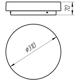 Накладной светильник Arte Lamp Aqva-tablet Led A6836PL-1WH