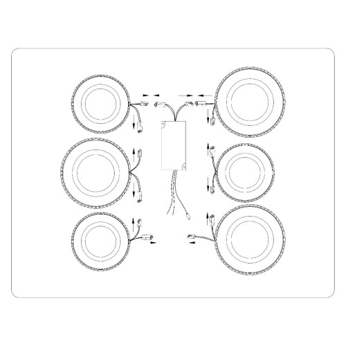 Потолочная люстра Ambrella Light Acrylica Original FA8872