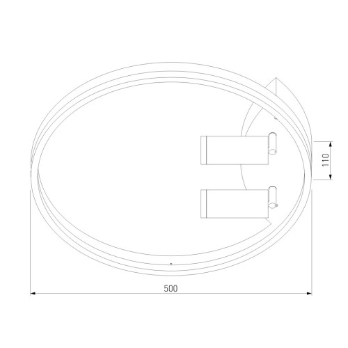 Потолочная люстра Eurosvet Luminari 90247/3 черный/золото Smart