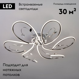 Потолочная люстра Eurosvet Venzel 90082/6 хром