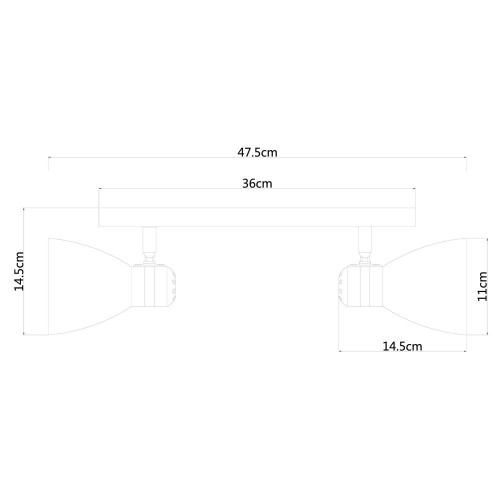 Спот Arte Lamp Mercoled A5049AP-2GY