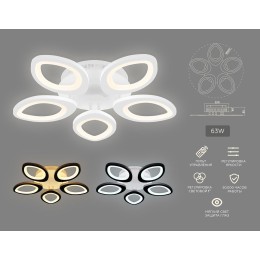 Потолочная светодиодная люстра Ambrella Light Acrylica Original FA4492