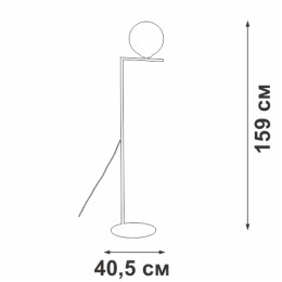 Торшер Vitaluce V3033-1/1P