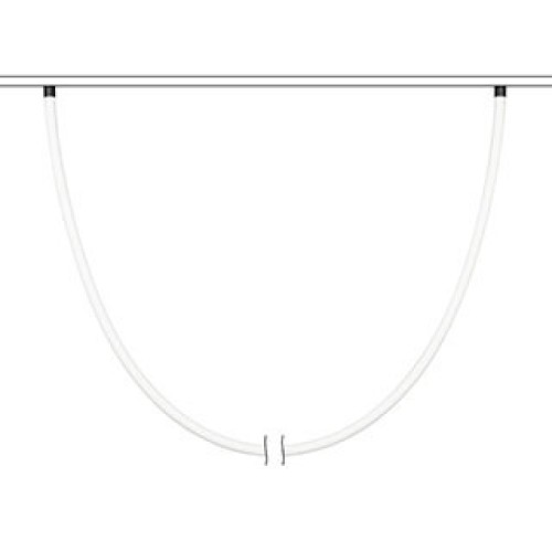 Трековый магнитный светильник Arlight MAG-ORIENT-TUBE-ELASTIC-2620-R30-L5000-70W Day4000 (BK, 360 deg, 48V) 041651