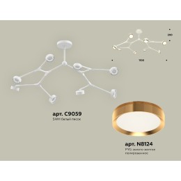 Люстра на штанге Ambrella Light Traditional (C9059, N8124) XB9059152