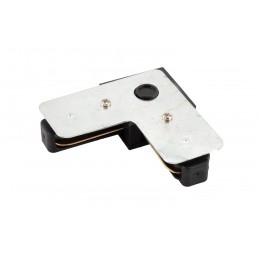 Коннектор L-образный Denkirs DK Track Black TR1102-BK