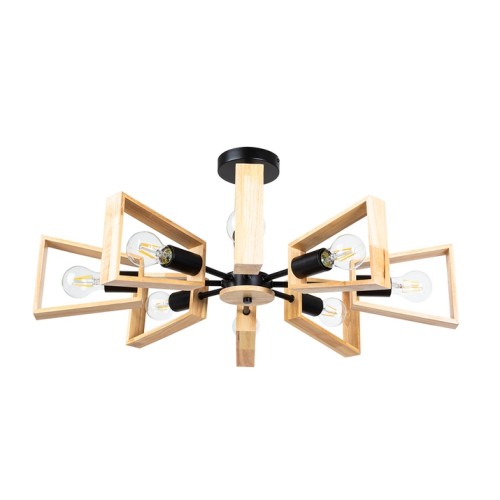 Люстра на штанге Arte Lamp Brussels A8030PL-8BK